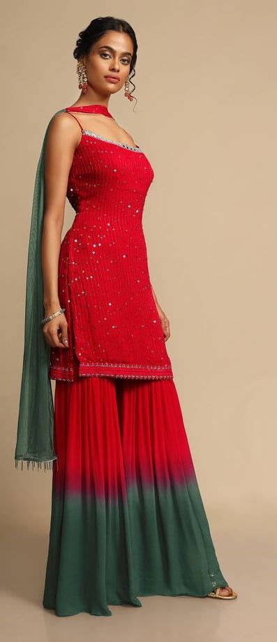 red-indian-outfits - ShaadiWish