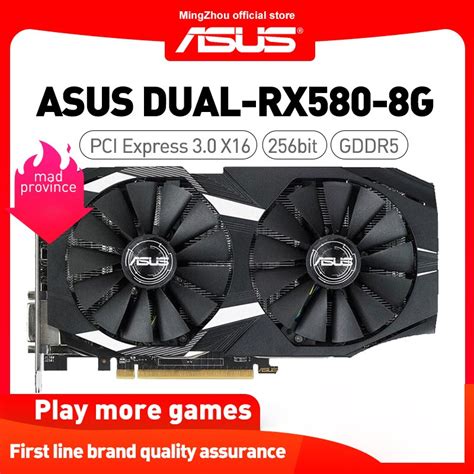 Asus Tarjeta Gr Fica Rx Gb Gddr Bits Gpu Para Ordenador