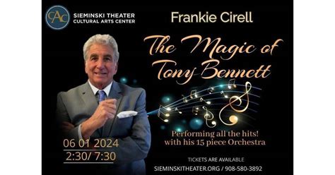 The Magic Of Tony Bennett At The Sieminski Theater Basking Ridge NJ