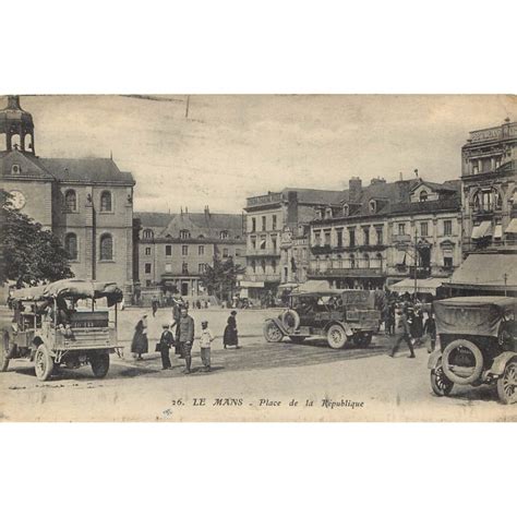 72 LE MANS Jeeps et Cinéma Théâtre Place de la République 1925