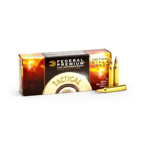 Federal Premium T223l Le Tactical Tru 223rem 64gr Hi Shok Soft Point