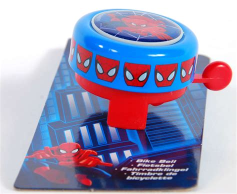 Marvel Spider Man Bicycle Bell Blue Red Kids Bike Bell Easy Fit Brand