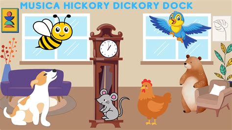 Música Infantil Hickory Dickory Dock Rato subiu no relógio YouTube