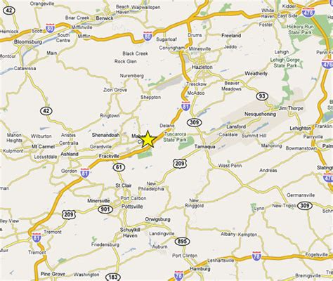 Pennsylvania Map Route 81