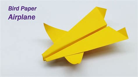 How To Make A Paper Bird Airplane Paper Airplane Like Bird Paper