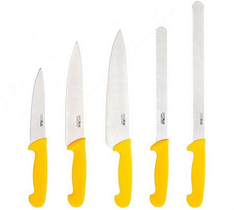 Cuchillos De Cocina Hygiplas Mango Amarillo