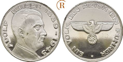 Drittes Reich Medaille Auf Adolf Hitler O J Stgl Ma Shops