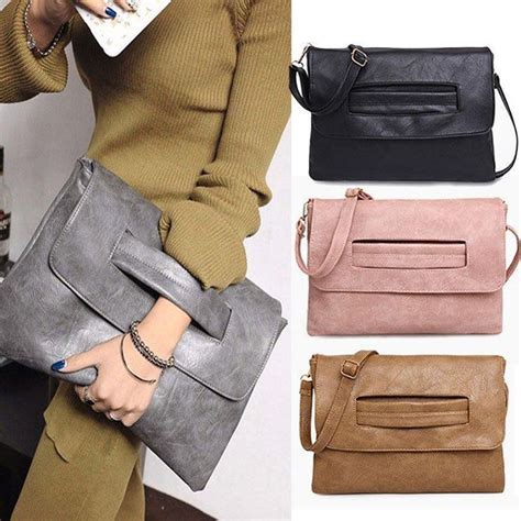 Women s Envelope Trendy Work Bags Clutche Bag Khaki Сумки Женский