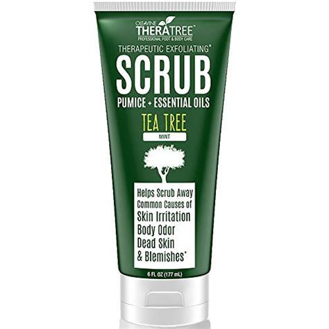 Tea Tree Oil Exfoliating Scrub With Activated Charcoal N Dp