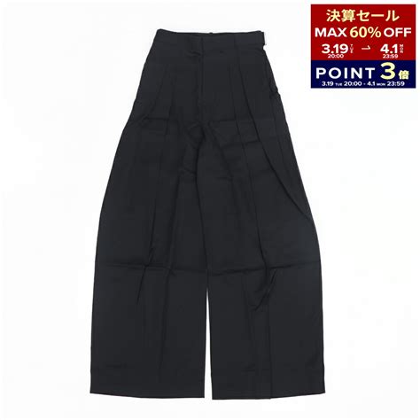 【楽天市場】【新品】 ジェイダブリューアンダーソン Jw Anderson ボトムス ワイドパンツ Tr0028 Buckle Wide Leg Trouser レディース Black