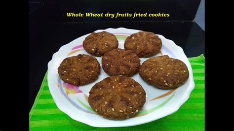 Whole Wheat Dry Fruits Cookies Jaggery Sugar Peanut Flex Seeds Fennel Seeds Sesame Seeds