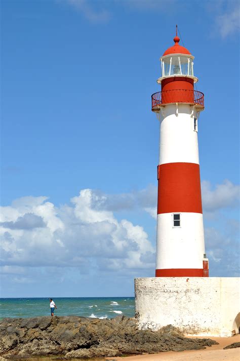 Free Picture Red White Tower Lighthouse