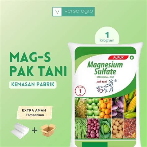 Jual Pupuk Pak Tani Mag S Kemasan Pabrik Kg Shopee Indonesia