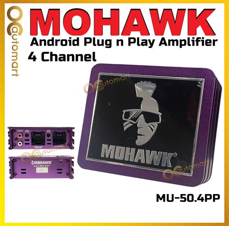 Mohawk Channel Plug And Play Power Amplifier For Car Android Player