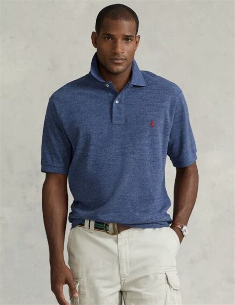 Polo Ralph Lauren Classic Fit Solid Mesh Polo Shirt B Gem