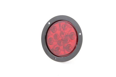 Sealed Round Led Trailer Stop Turn And Tail Light Flange Mount