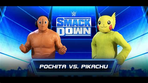 Pochita Chainsaw Man Vs Pikachu Pokémon ★ Wwe2k22 ★ Youtube