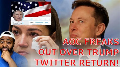 Aoc Freaks Out Over Elon Musk Using Democracy To Bring Trump Back To