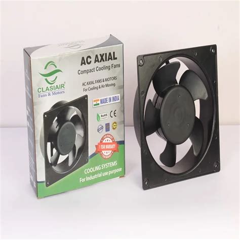 Silent 4inch Square Ac Axial Exhaust Fan Axial Cooling Compact Fans For