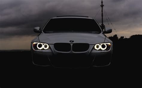 Bmw Headlights Wallpaper Black Bmw Araba Spor