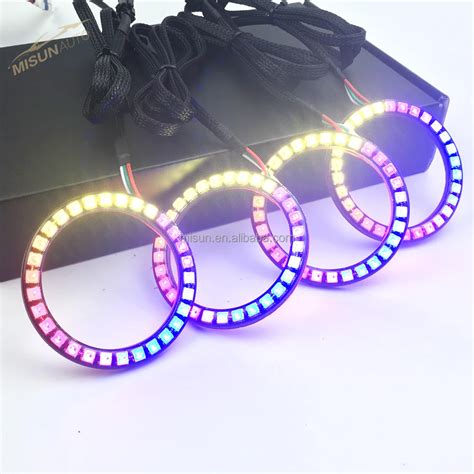 Flow Series Sequential Led Rgb Accent Lighting Halo Rings 100mm Angel Eyes Light Buy Angel