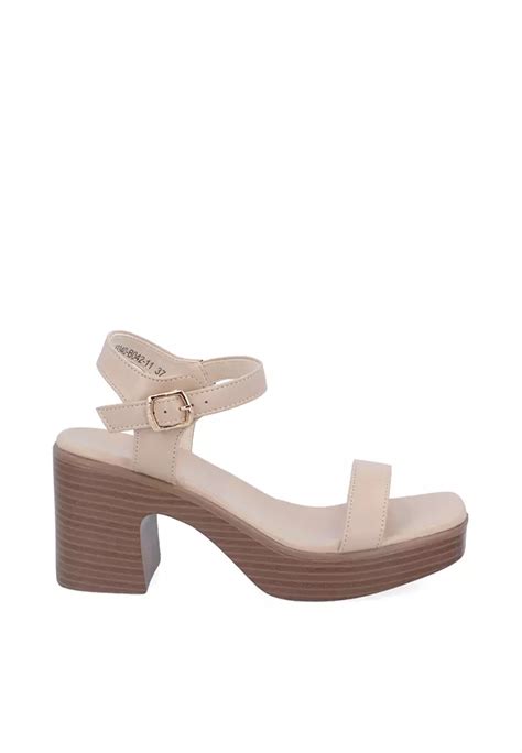 Buy Carlo Rino Nude Arwen Heeled Sandals Online ZALORA Malaysia