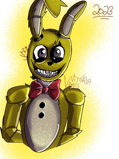 FNAF spring Bonnie speedpaint by vivigatoRosa on DeviantArt