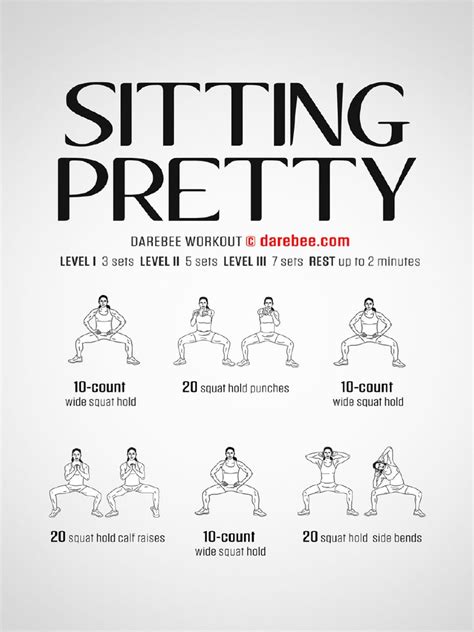 Sitting Pretty Workout | PDF