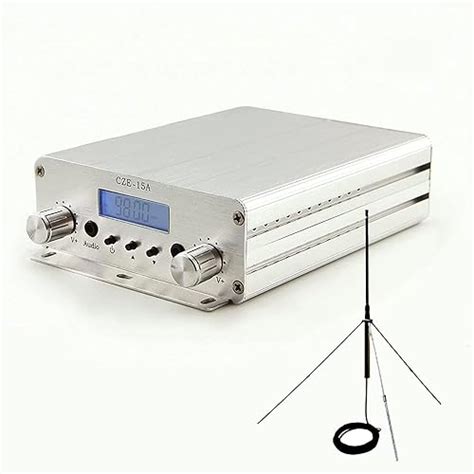 15w Fm Radio Broadcast Transmitter 15 Watt Stereo Long Range Radio