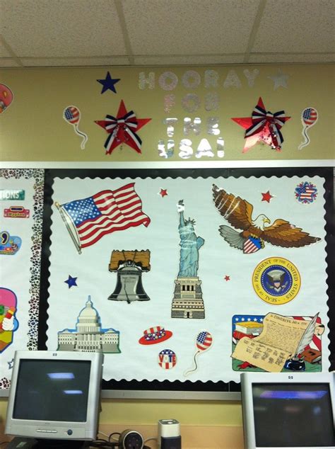 United States Symbols Bulletin Board Preschool Fun United States