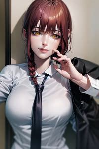 MAKIMA CHAINSAW MAN PIXIV 13 AI GENERATED E Hentai Lo Fi Galleries