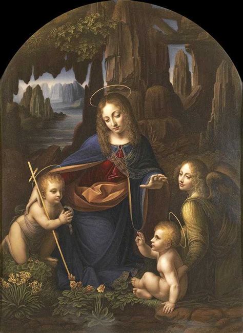 Virgin Of The Rocks Madonna Of The