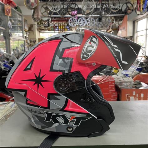 Kyt Casco Nf J Espargaro Replica Matt Helmet Kyt Nfj Shopee Malaysia