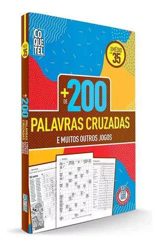 Livro Mais Palavras Cruzadas N Vel M Dio Ed De Equipe Coquetel