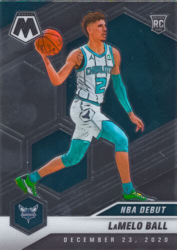 Lamelo Ball Rc Mosaic Basketball Chrome Nba Debut Rookie Card