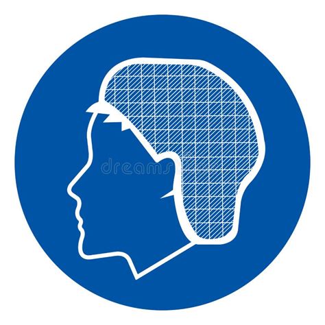 Wear Hair Net Symbol Sign, Vector Illustration, Isolate on White Background Label. EPS10 Stock ...