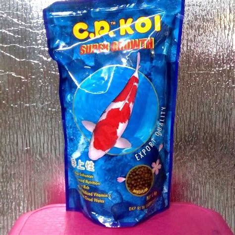 Jual Pelet CP KOI Super Growth MEDIUM Pellet Makanan Pakan Ikan Hias