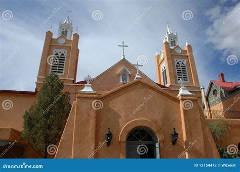 St Francis Cathedral In Albuquerque Stock Photo Image Of Catholic