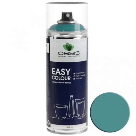 Floristik24 de OASIS Easy Colour Spray Matt Lack Spray Türkis 400ml