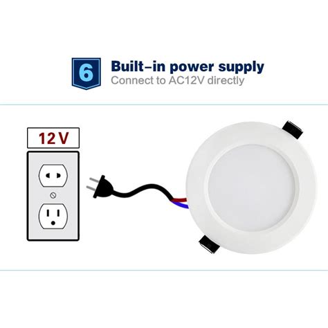 Led Downlight Super Helle Einbau Led Stelle Dimmba Grandado