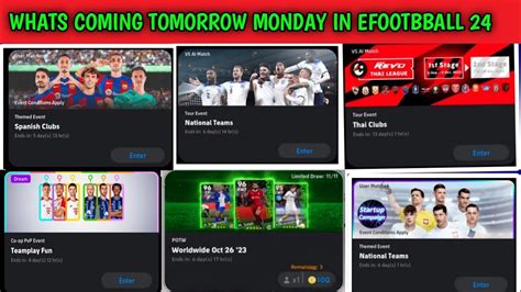 What Is Coming On Tomorrow Next Thursday In Efootball New