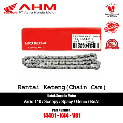 Jual Rantai Mesin Keteng Teming Honda Genio BeAT Scoopy Vario 110 Fi