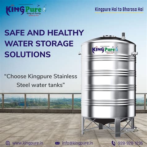 Safe Healthy Storage Solutions Kingpure Best Ss Water Tank