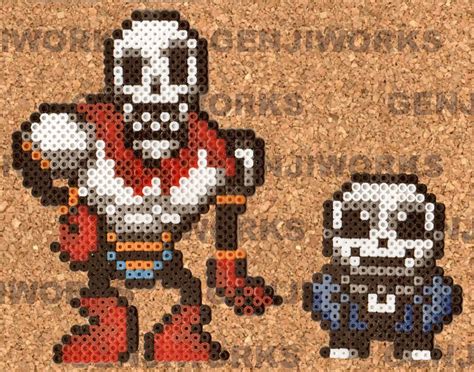 Sans And Papyrus From Undertale Made With Perler Beads Perler Beads Porn Sex Picture