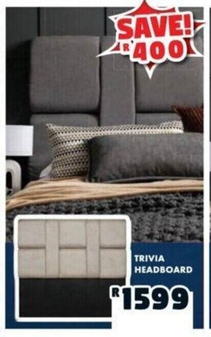 Trivia Headboard Offer At Russells