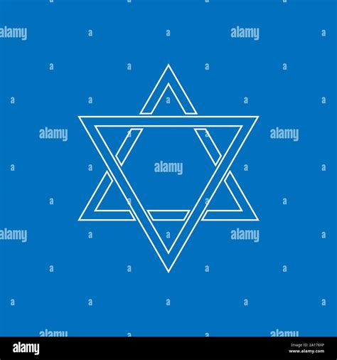 Star Of David Icon Stock Vector Image And Art Alamy