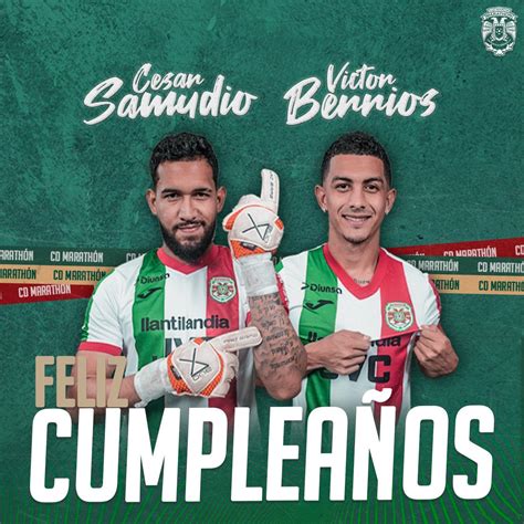 CD Marathón on Twitter FELIZ CUMPLEAÑOS Nuestros jugadores Cesar