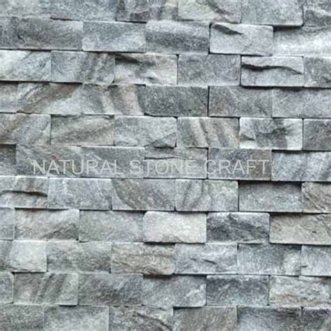 Grey Cultural Stone Cladding Exterior Wall Tile, Thickness:, 46% OFF