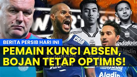 Persib Vs Persita Bojan Hodak Optimis Meski Banyak Pemain Kunci Absen