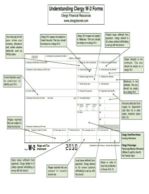 Understanding Clergy W 2 Forms Fill And Sign Printable Template Online